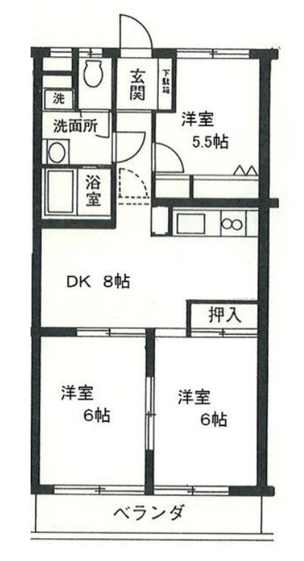 カサバニータ 105号室